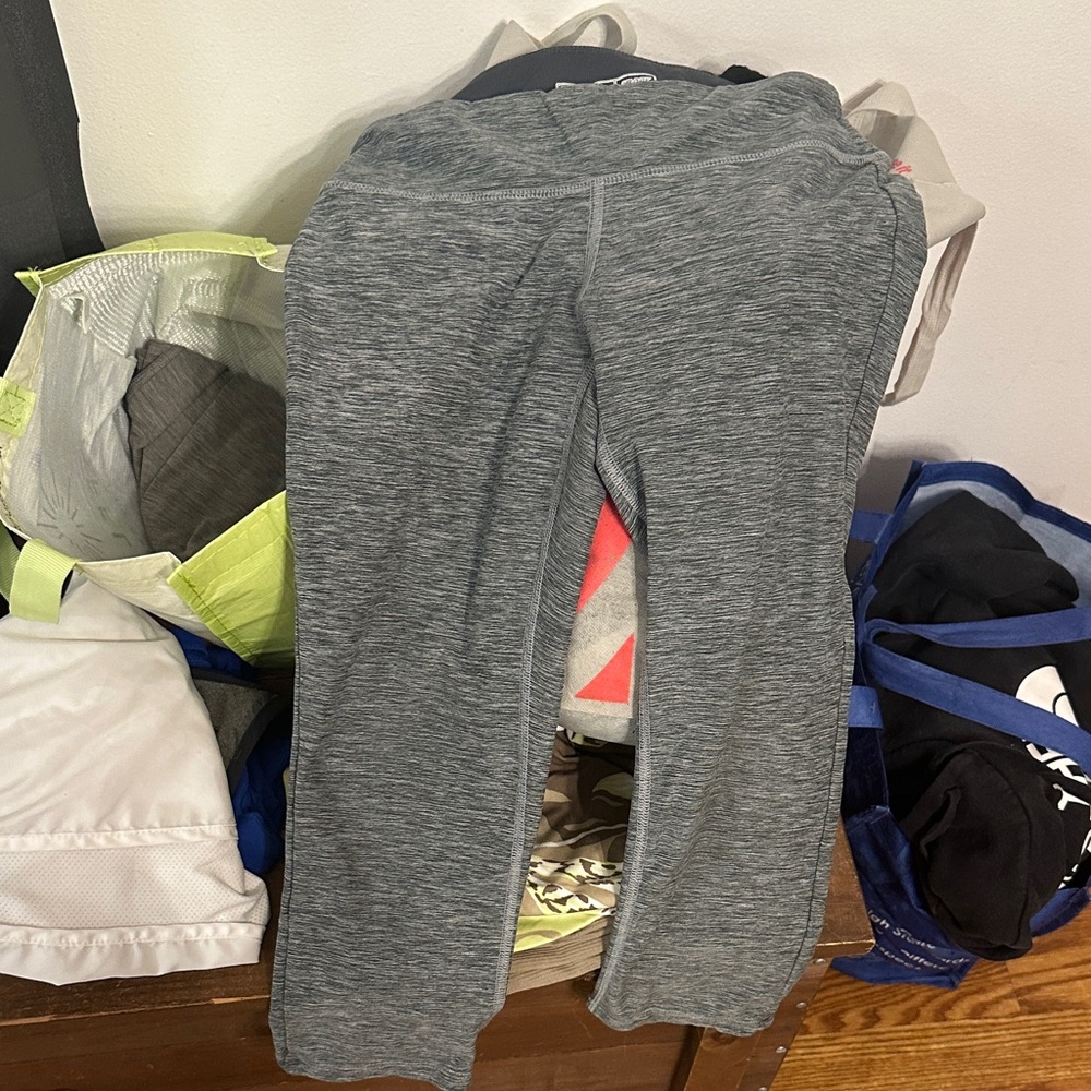 New Balance Heather Gray Women's Capris
